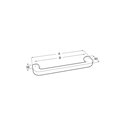 Porte-serviettes Onda A3870ZH000 blanc L 450 mm
