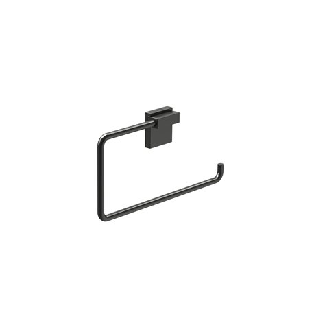 Porte-serviettes Rubik Noir mat 