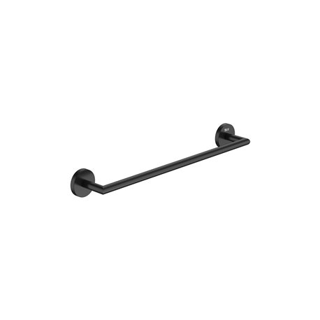 Porte-serviettes Hotel's Round Noir mat L 450 mm