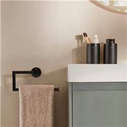 Porte-serviettes Hotel's Round Noir mat 