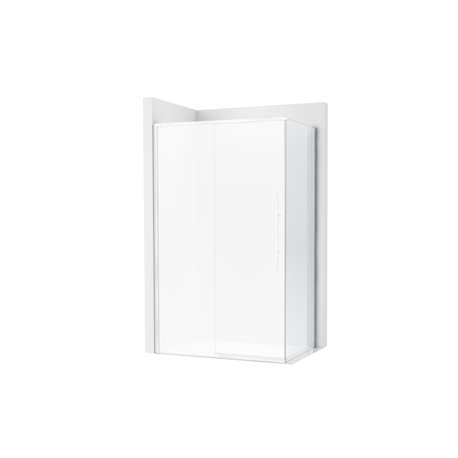 Paroi de douche Brisa LF-C Argent brillant pour receveur 800 mm Paroi de douche Brisa LF-C Argent brillant pour receveur 800 mm