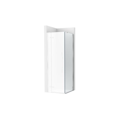 Paroi de douche Brisa LF Argent brillant pour receveur 700 mm
