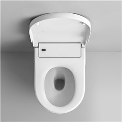 WC suspendu Inspira In-Wash Blanc avec abattant frein de chute