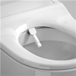 WC suspendu Inspira In-Wash Blanc avec abattant frein de chute