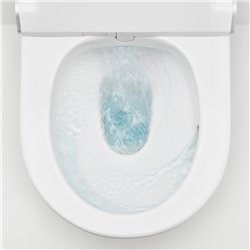 WC suspendu Inspira In-Wash Blanc avec In-Tank et abattant frein de chute