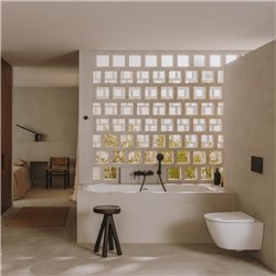 WC suspendu Ona Blanc brillant 36x48x29 cm, avec abattant frein de chute