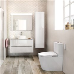 WC à poser Inspira In-Wash lavant standard Rimless 39x68x78,8 cm