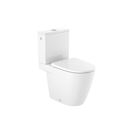 WC à poser Ona Blanc brillant, 37x67,5x78,5 cm, alim. Latérale