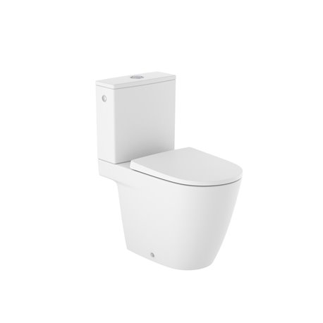 WC à poser Ona Blanc mat, 37x67,5x78,5 cm, alim. Latérale