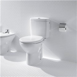 WC à poser Victoria sortie horizontale, 35,5x78x66,5 cm
