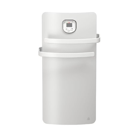 Sèche serviette électrique Hélia 500+700 Watts, Blanc Satiné Sèche serviette électrique Hélia 500+700 Watts, Blanc Satiné