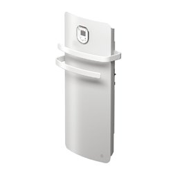 Sèche serviette électrique Hélia 500+700 Watts, Blanc Satiné