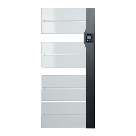 Sèche serviette électrique Balica 650 Watts, Blanc et Anthracite Sèche serviette électrique Balica 650 Watts, Blanc et Anthracite