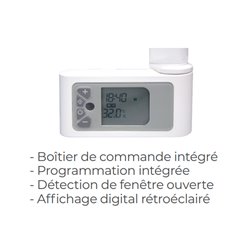 Sèche serviette électrique Nao statique 750 Watts, Largeur 500 mm
