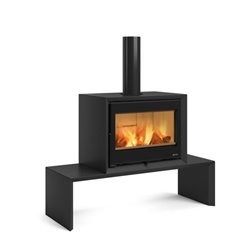 Poêle à bois Dante DANTENOIR 8,8 kWatts noir