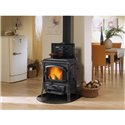 Poêle à bois Isetta Con Cerchi Evo 4.0 ISETTACONCERCHIEVO4.0 7,3 kWatts noir
