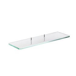 Tablette en verre, colonne de douche Evolution 2.1 et Essential 2.1