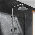 Colonne de douche Even-M Mitigeur monocommande, H 875-1275 mm, avec tablette adaptable