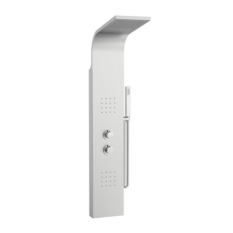 Colonne de douche Essential 2.1 Thermostatique, H 1285 mm 