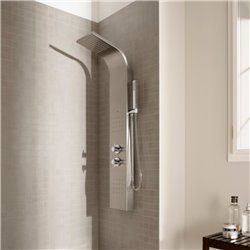 Colonne de douche Essential 2.1 Thermostatique, H 1285 mm 