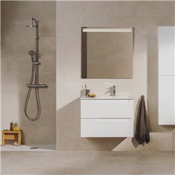 Colonne de douche Victoria-T Thermostatique, H 1092 mm 