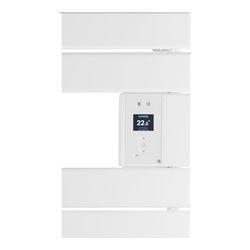 Sèche serviette mixte Riviera 2 750+1000 Watts, Blanc Satin
