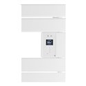Sèche serviette mixte Riviera 2 750+1000 Watts, Blanc Satin