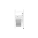 Sèche serviette électrique Riva 4 Étroit 300+1000 Watts, Blanc Satin