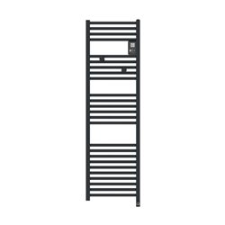 Sèche serviette électrique Riva 4 Étroit 500 Watts, Gris Ardoise