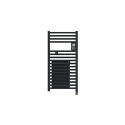 Sèche serviette électrique Riva 4 Étroit 300+1000 Watts, Gris Ardoise