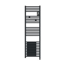Sèche serviette électrique Riva 4 Étroit 500+1000 Watts, Gris Ardoise
