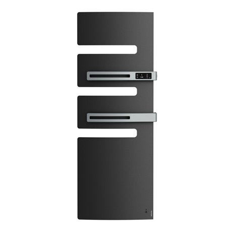 Sèche serviette électrique Serenis Premium 750+1000 Watts, Mât à droite Anthracite Sèche serviette électrique Serenis Premium 750+1000 Watts, Mât à droite Anthracite