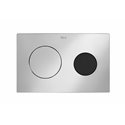 Plaque de commande Duplo One Home PL10 Dual Chrome et noir