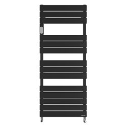 Sèche serviette eau chaude Adélis 491 Watts, Noir 