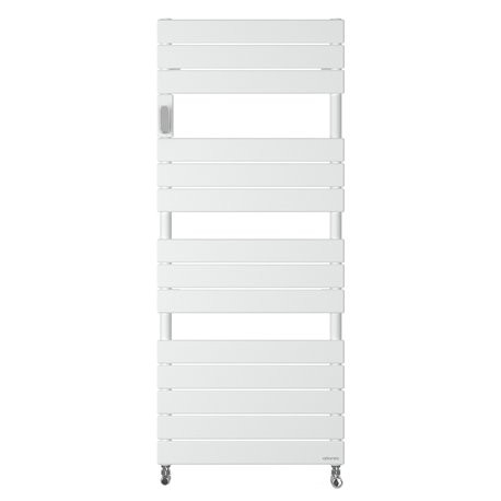 Sèche serviette eau chaude Adélis 973 Watts, Blanc Carat