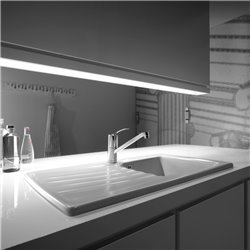 Evier Beverly 85 E Blanc, Simple avec égouttoir