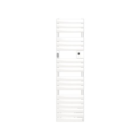 Sèche serviette électrique Adélis Étroit 500 Watts, 456 mm Blanc Brillant