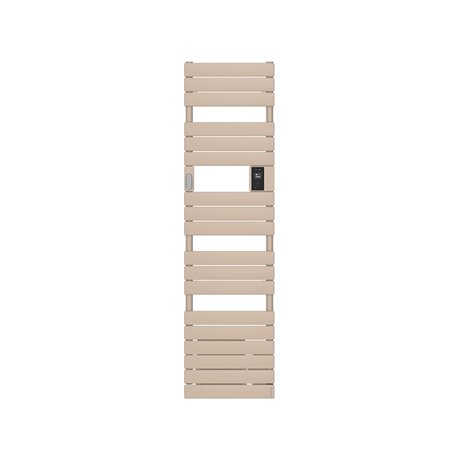 Sèche serviette électrique Adélis Étroit 500+1000 Watts, 456 mm Beige