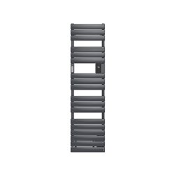 Sèche serviette électrique Adélis Étroit 750 Watts, 456 mm Graphite