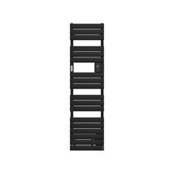 Sèche serviette électrique Adélis Étroit 750 Watts, 456 mm Noir
