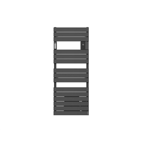 Sèche serviette électrique Adélis 1000+1000 Watts, 556 mm Anthracite