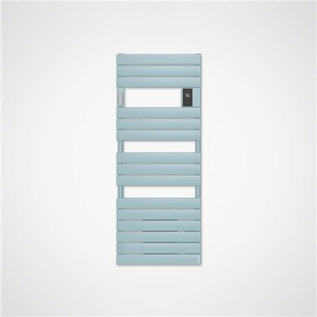 Sèche serviette électrique Adélis 1000+1000 Watts, 556 mm Vert d'eau