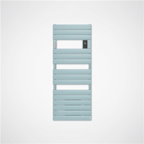 Sèche serviette électrique Adélis 750+1000 Watts, 556 mm Vert d'eau