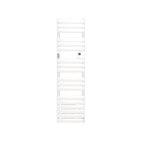 Sèche serviette électrique Adélis Étroit 500+1000 Watts, 456 mm Blanc Brillant Sèche serviette électrique Adélis Étroit 500+1000 Watts, 456 mm Blanc Brillant