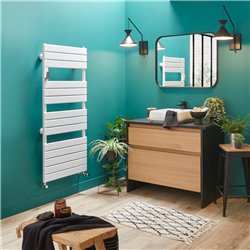 Sèche serviette eau chaude Adélis 973 Watts, Anthracite