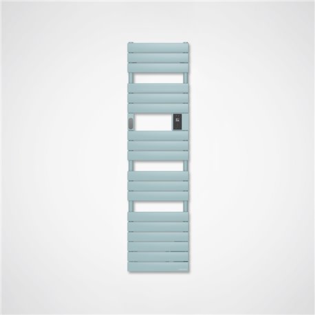 Sèche serviette électrique Adélis Étroit 750 Watts, 456 mm Vert d'eau