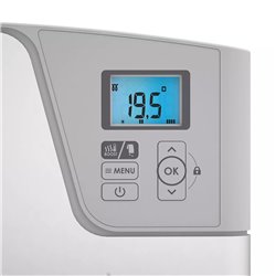 Sèche serviette électrique Majorque 600+800 Watts, Gris Ardoise