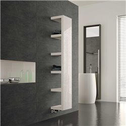 Sèche serviette eau chaude Quadraqua, 417 Watts