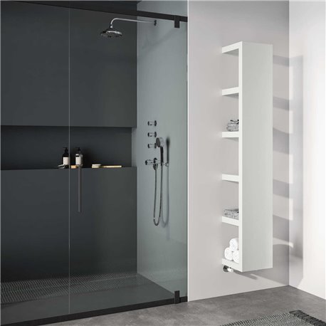 Sèche serviette eau chaude Quadraqua, 656 Watts