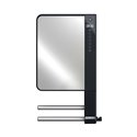 Sèche serviette électrique Illico 3 800+1000 Watts, Anthracite avec barres et miroir
